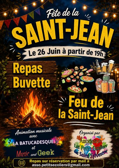 AFFICHE FEU DE SAINT JEAN