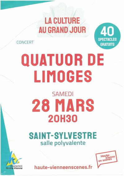 LA CULTURE AU GRAND JOUR 28 MARS 2026