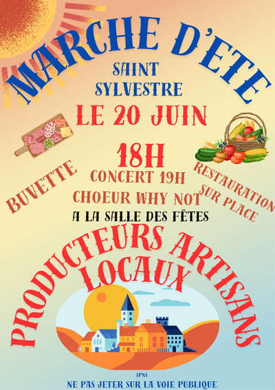 MARCHE DETE juin 2025