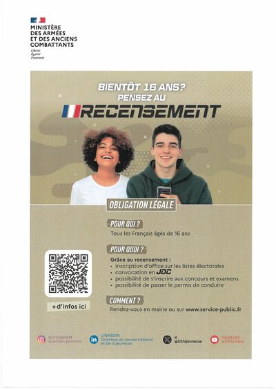 PENSEZ AU RECENSEMENT